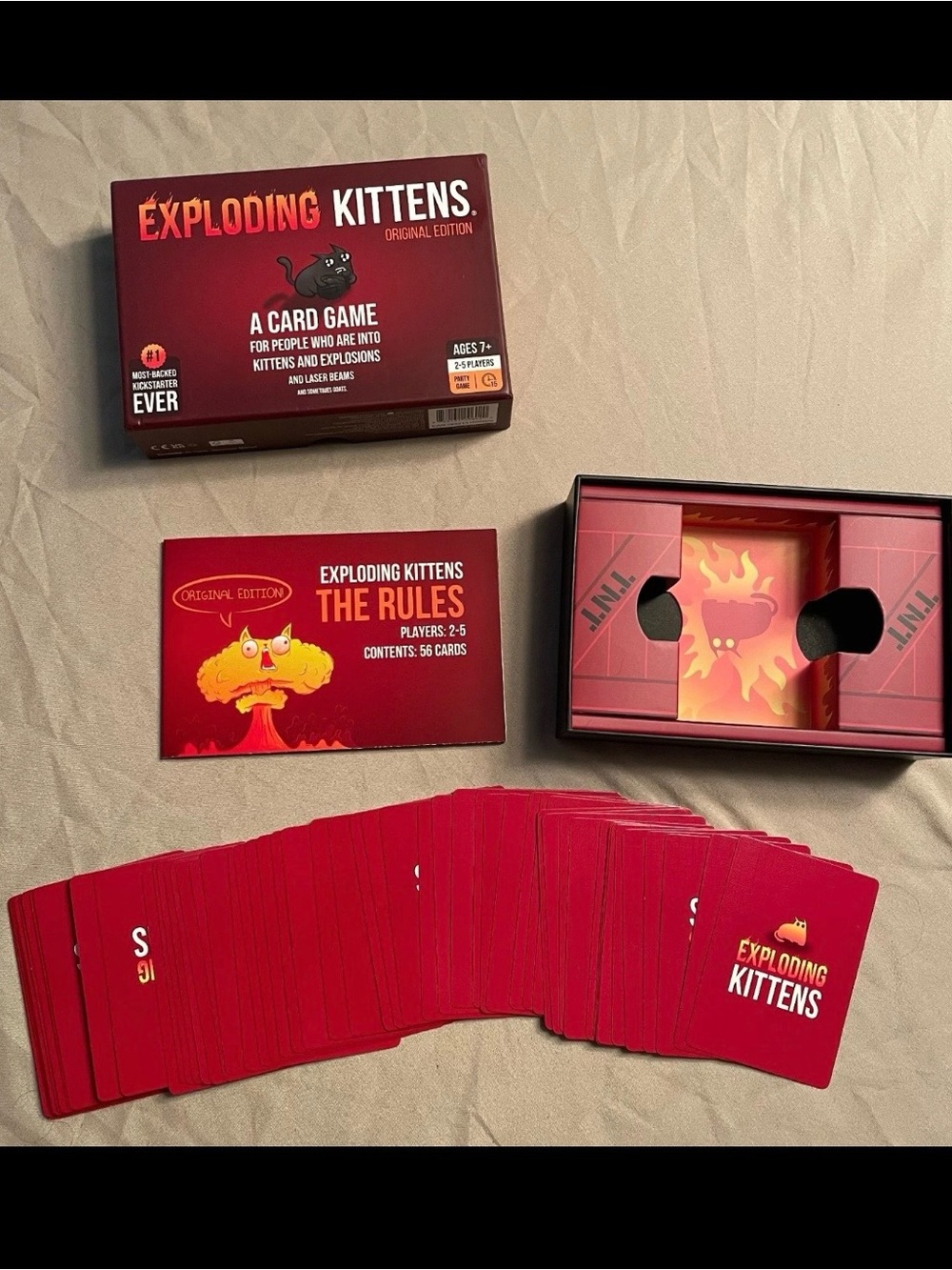 Exploding Kittens Card Game - Red Original Edition - Picture 3 of 3